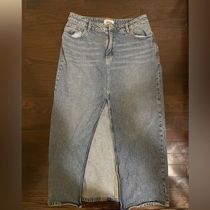 Dynamite Denim Maxi Skirt